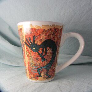 14 oz mug polar graphics kokopelli native american (w2095)